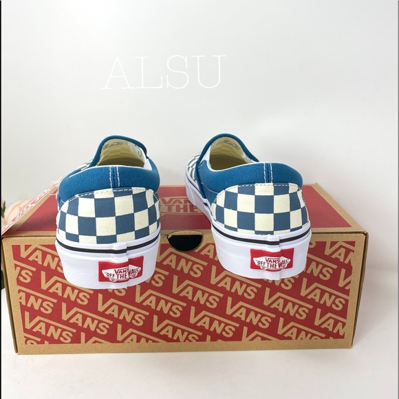 VANS Classic Slip On Checkerboard Corsair Blue W - Picture 4 of 7